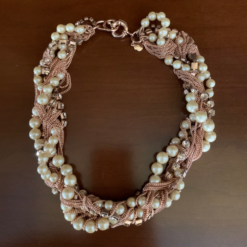 JCrew rose gold necklace